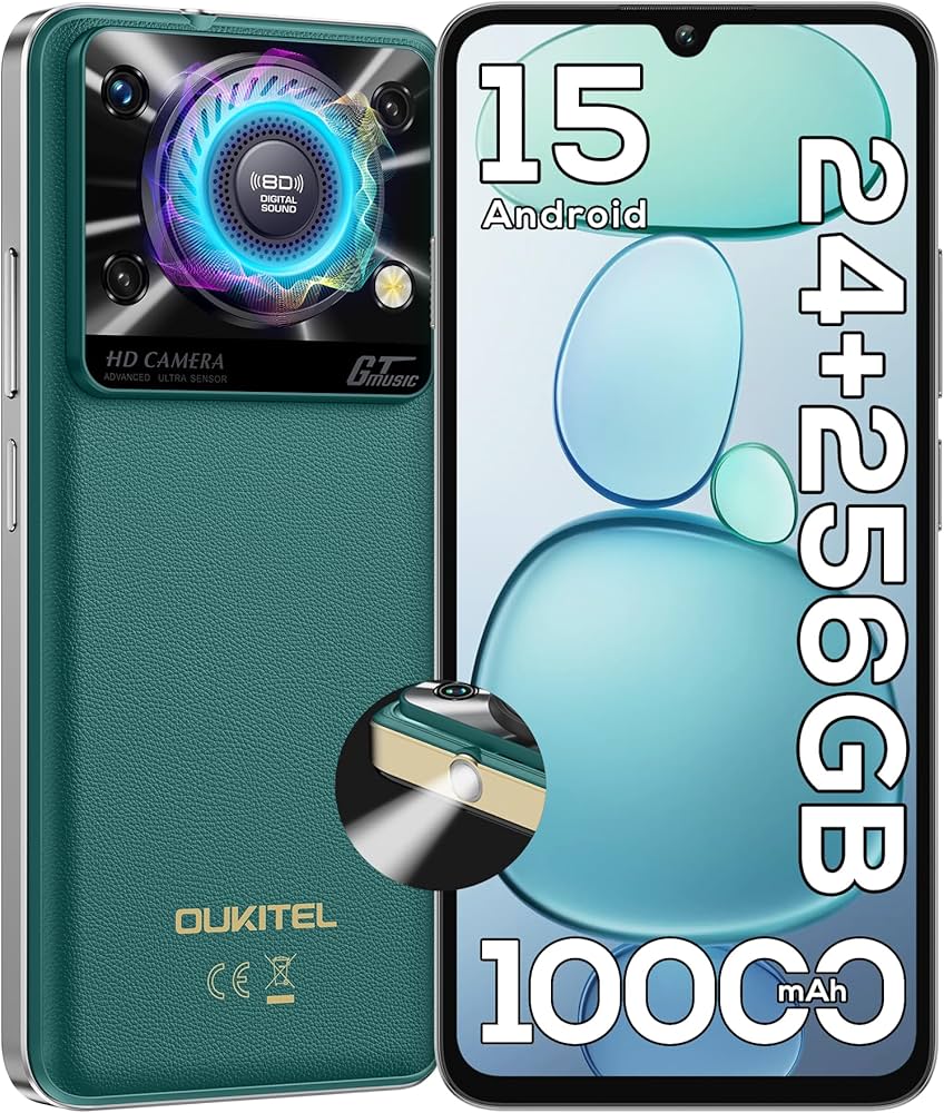 Amazon.com: OUKITEL C60 PRO Android 15 Cell Phone Unlocked 2025